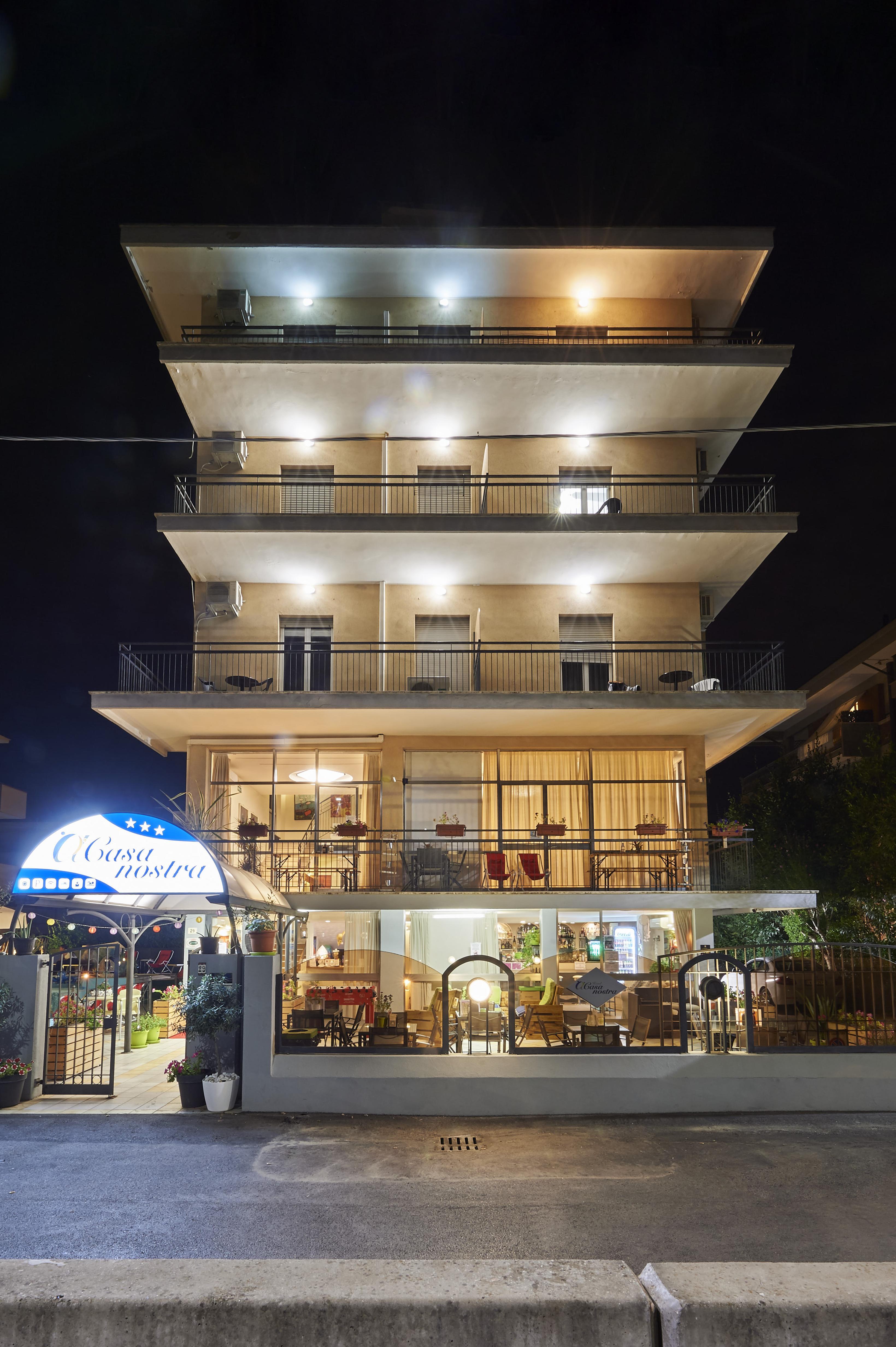 Hotel A Casa Nostra Rimini Esterno foto